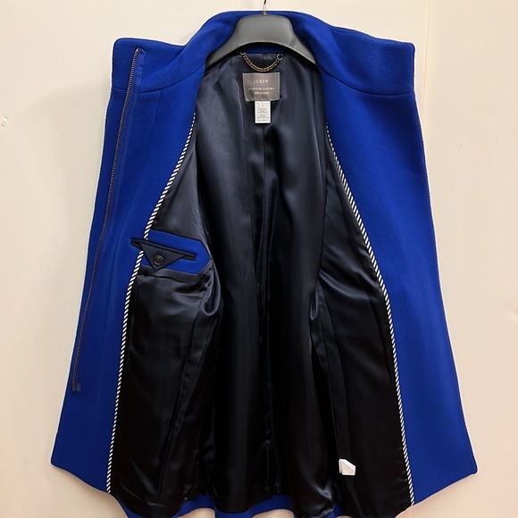 J. Crew Wool Coat in Royal Blue - Picture 7 of 8